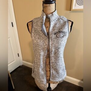 Jack Daniels Fleece Vest, Size Small